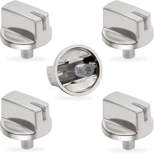 5 Pack AEZ73293801 Gas Stove Knobs - Compatible with LG Stove/Range Knobs - Repl