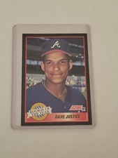 1991 Score Dave Justice #880 Rookie of the Year Award Winner Atlanta Braves(011)