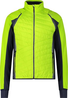 CMP Herren Hybrid Steppjacke Detachable Sleeves 30A2647 limegreen