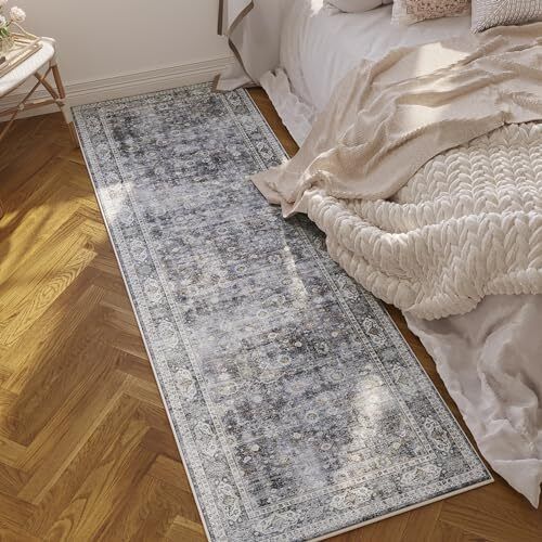 Runner Rug Hallway Runner Rug Washable Kitchen Runner Rugs with Rubber Backing - Picture 7 of 7