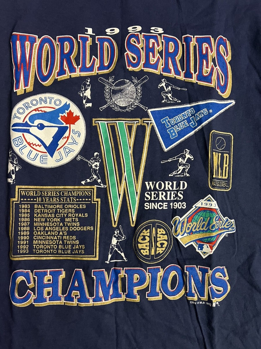 DEADSTOCK 1993 World Series Champions Toronto Blue Jays Baseball