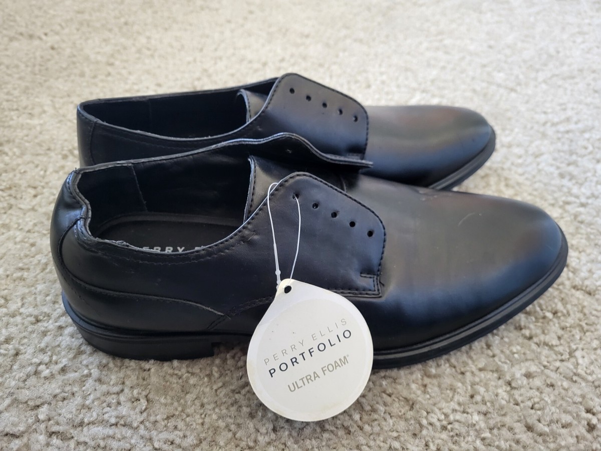 Perry Ellis Portfolio Mens Leather Jerry Oxford Shoes Size  display picture 3