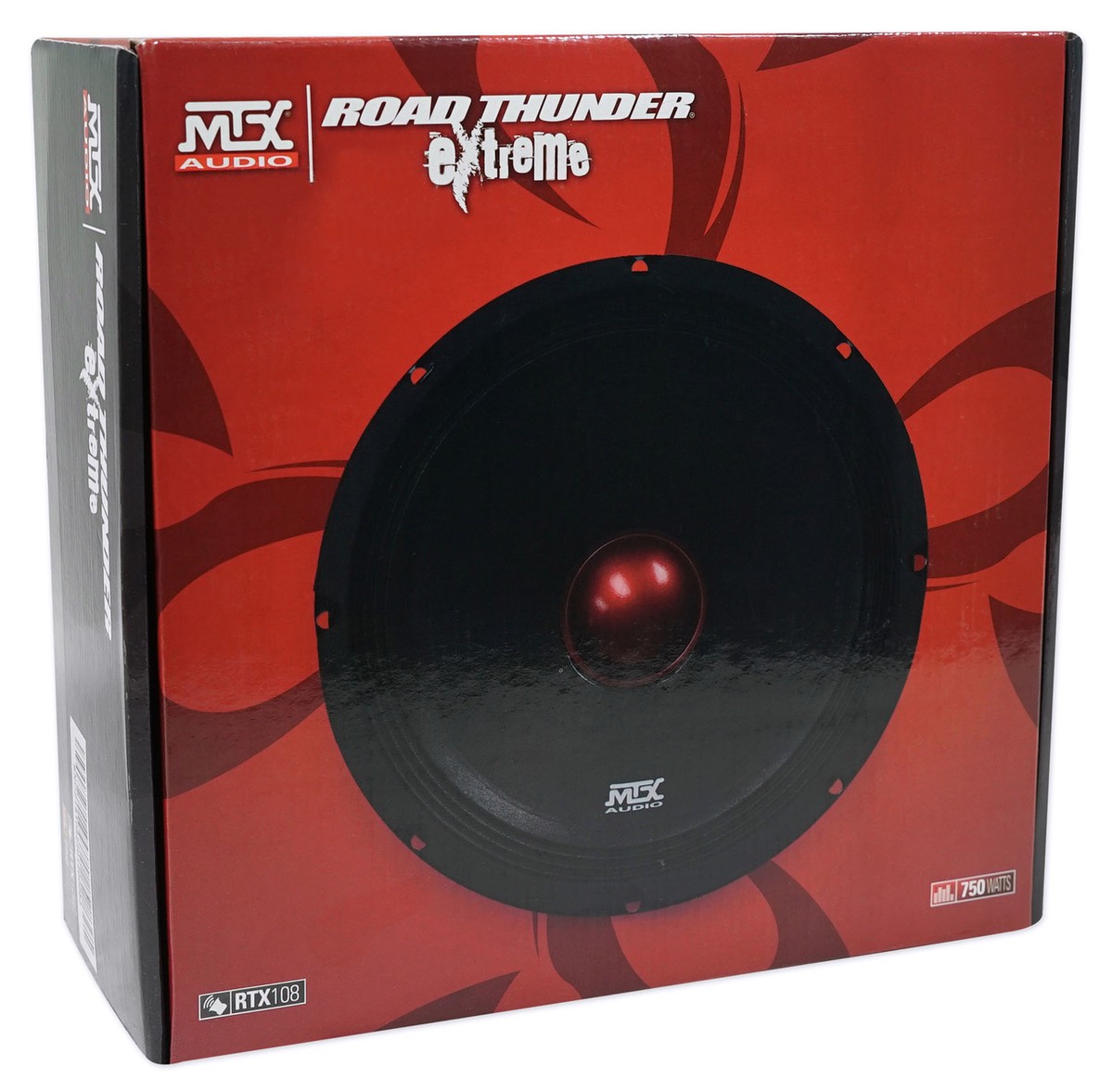 2 MTX Thunder RTX108 10” 1000w 8-Ohm Mid-bass/Midrange Car/Pro