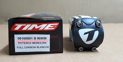 Potence Carbone TIME RTM MONOLINK 110mm 31.8mm - Occasion Excellent état