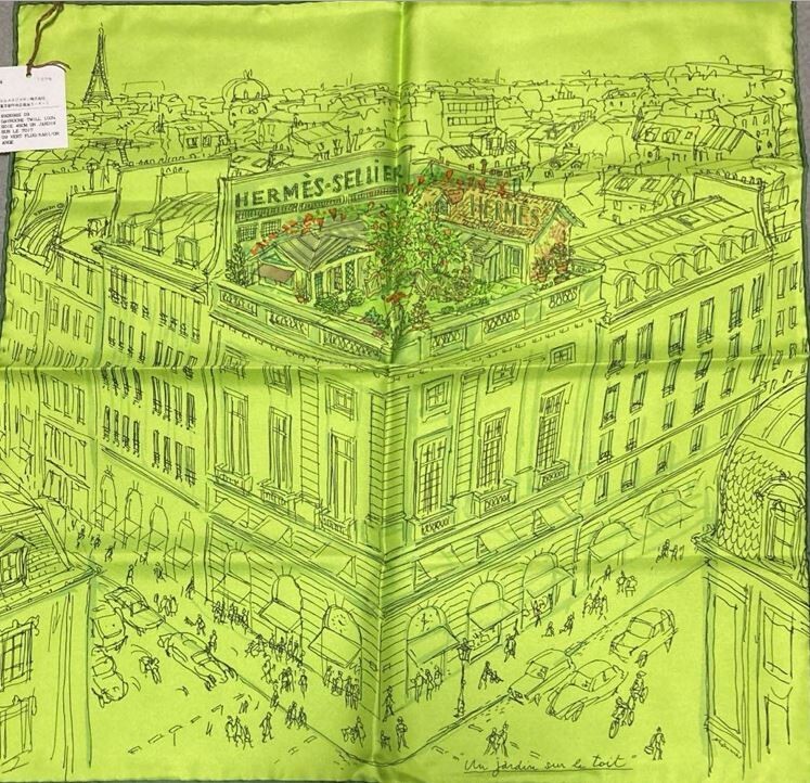 un jardin sur le toit scarf