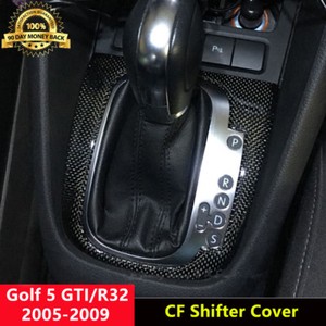 Rhd Carbon Fiber Interior Shifter Cover Shift Trim For Vw
