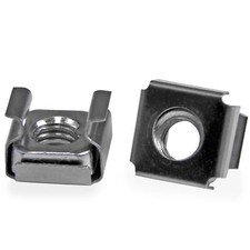 StarTech.com M6 Cage Nuts - 100 Pack - M6 Mounting Cage Nuts for Server Rack ...