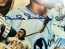 Duke Snider MLB Original Autographed Photos for sale | eBay
