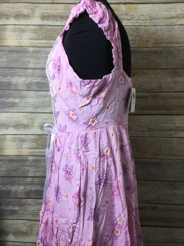 Pink Kawaii Wings Tiered Dress With Print And Ribbon Bow Accents - 第 2/3 張圖片