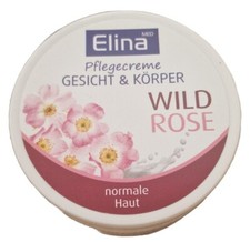 Elina med Wild Rose Creme Pflegecreme Gesicht & Körper nicht fettend