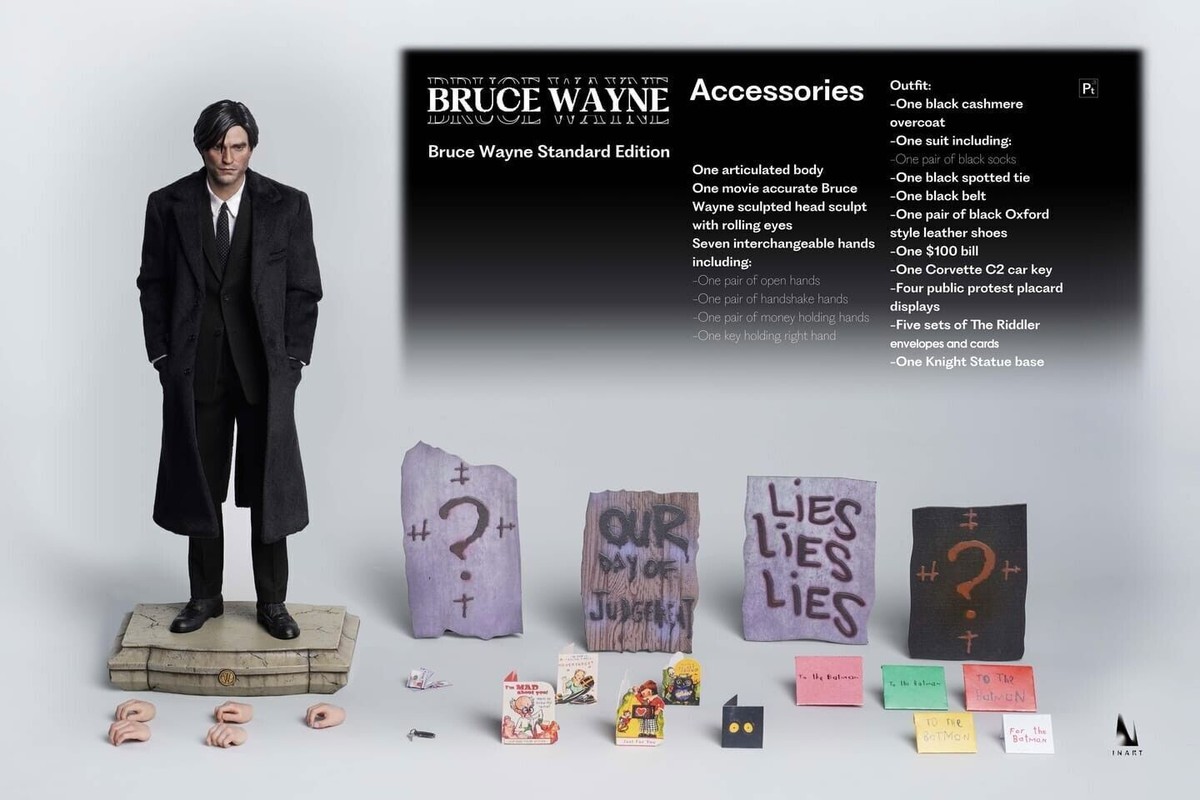 Standard Edition Inart The Batman Bruce Wayne Suit Version 1