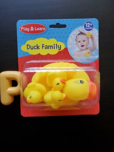 New! - Play & Learn - Duck Family - Rubber Ducks - To Play In The Water - 12+ Mo - Picture 1 of 10
