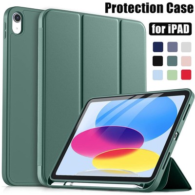Schutzhülle mit Stifthalter Für iPad 6/7/8/9/10th Mini Air 4/5 10.9 Pro 11 Cover