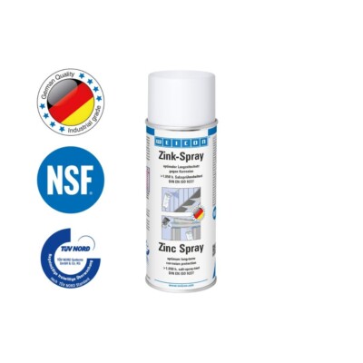 WEICON Zink-Spray TÜV-geprüft hitzebeständig schnelltrocknend 400ml