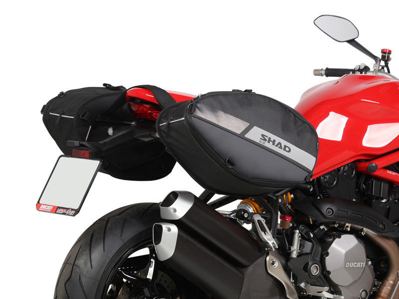 Bagages moto SHAD SL52 sacoches latérales extensibles 42-52L pour longs trajets