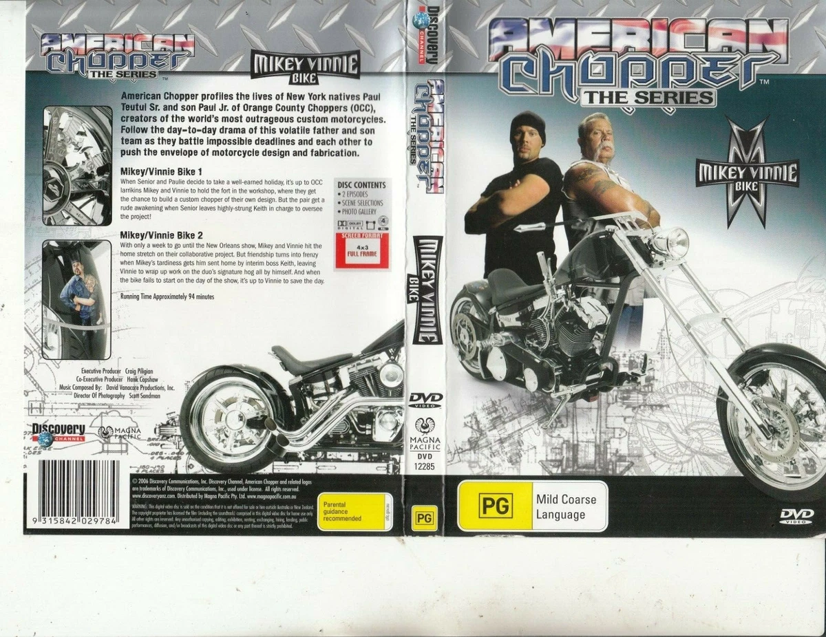 American Chopper Mikey Vinnie Bike 2003 TV Series USA Motor Bike