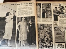 Kate Smith, Two Page Vintage Large Format Clipping, a