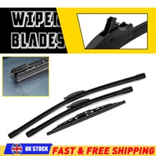 x3 Front & Rear Windscreen Wiper Blades Set For Ford Fusion 2002-2012 26"16"11"