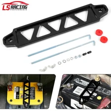 Aluminum Battery Fixed Bracket Retaining Clamp Tie Down Holder 10'' J-Hook Bolt