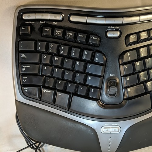 microsoft natural ergonomic keyboard 4000 v1.0 KU-0462 FRONT TILT PLATE Riser - Picture 5 of 13