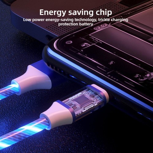 LED 100CM Fast Charge Type C USB Cable Cord For Galaxy S23 S20 ☃ S21 S10 R8S2 - Picture 7 of 20