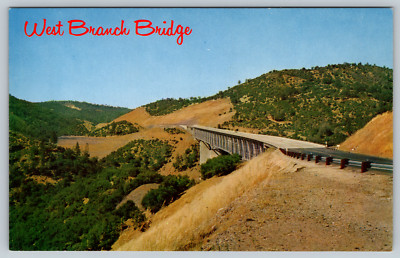 c1960s West Branch Bridge Feather River California Vintage Postcard