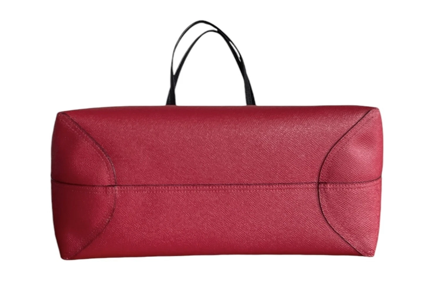 Borsa Coach reversibile grande rossa e nera da città nuova con etichetta