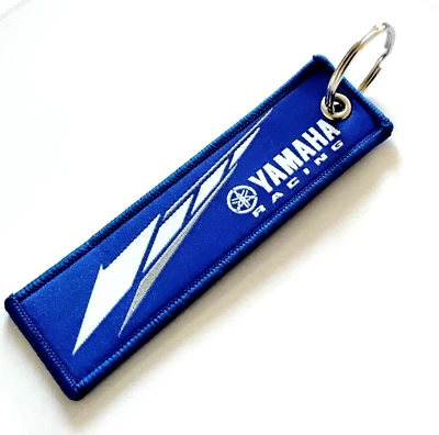 MARKENLOS Yamaha Blau Schlüsselanhänger Motorrad Schlüsselband Keychain Anhänger Geschenk