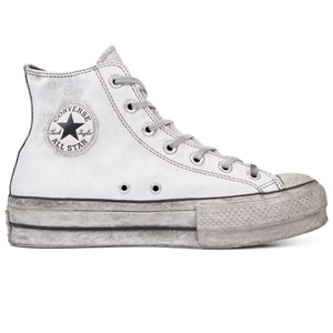 chuck taylor all star leather smoke platform high top