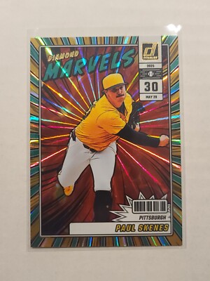 2025 Donruss Diamond Marvels Paul Skenes #1 Laser Parallel