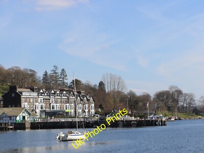 Photo 12x8 Ambleside YHA The Youth Hostel and Waterhead Pier seen from Bor c2015