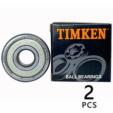 2PCS TIMKEN 6301-ZZ 12X37X12MM MADE IN JAPAN Double Metal Seal Bearings