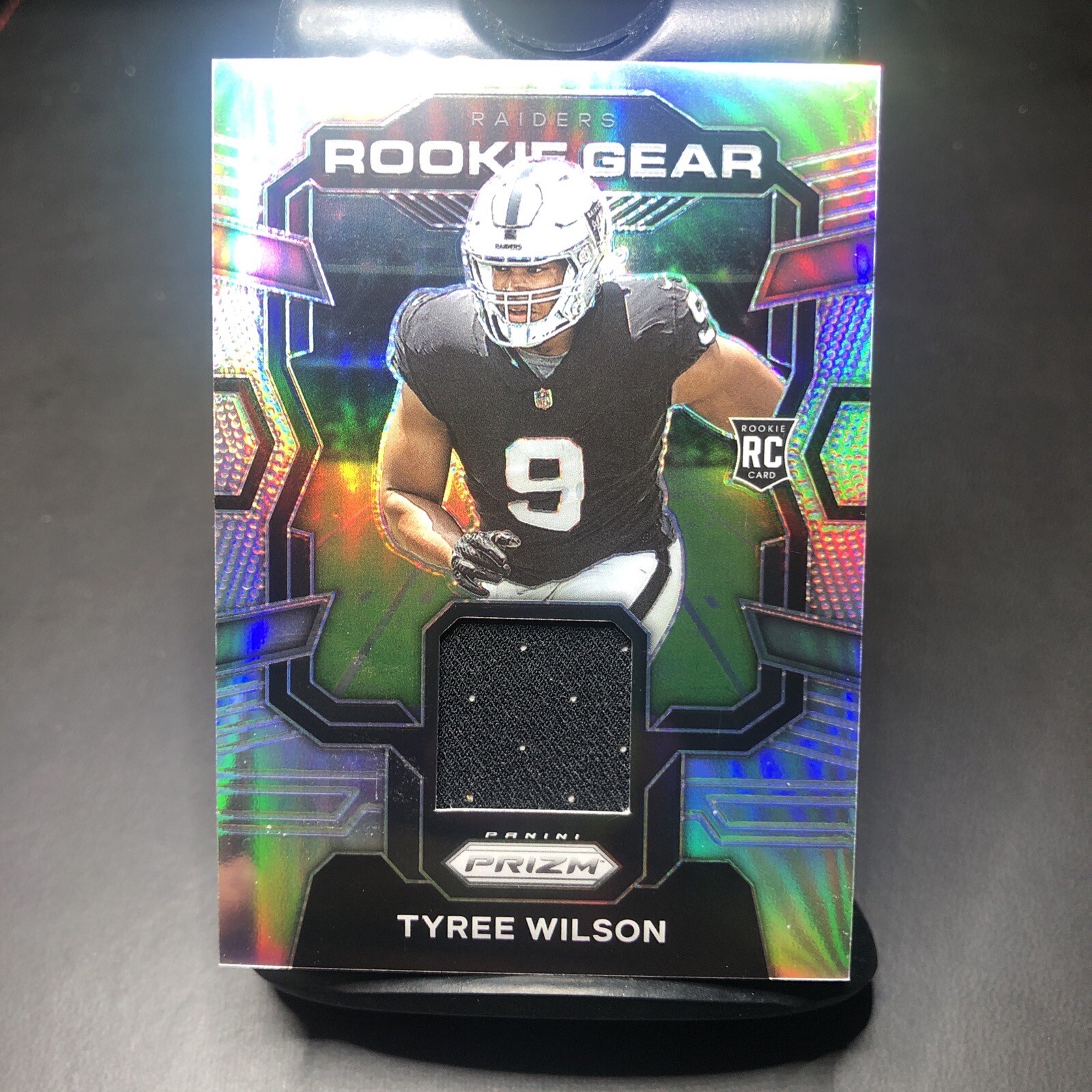2023 Panini Prizm Tyree Wilson Silver Rookie Gear Prizm Patch RC