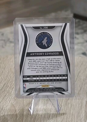 Anthony Edwards Panini Certified #200 2020-21 RC | eBay