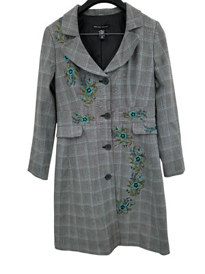green emerald velvet dress Embroidered Blazer Dress