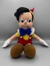 Mattel Vintage Disney Pinocchio Plush Toy 18" Retired 1992 Soft Doll Large