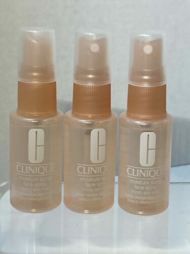 Увлажняющий спрей для лица Clinique Moisture Surge, облегчающий жажду кожи, 1 унция / 30 мл, 3 УПАКОВКИ