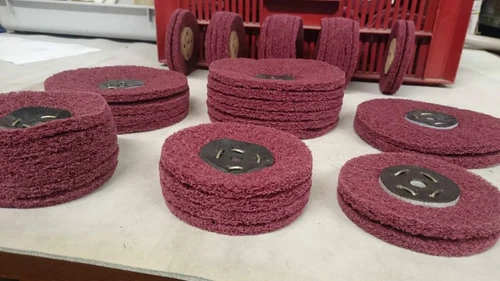  NON-WOVEN ABRASIVE VERY FINE SUPER DUTY LAP MOPS POLISHING KIT MADE IN UK B74NE - Picture 6 of 6