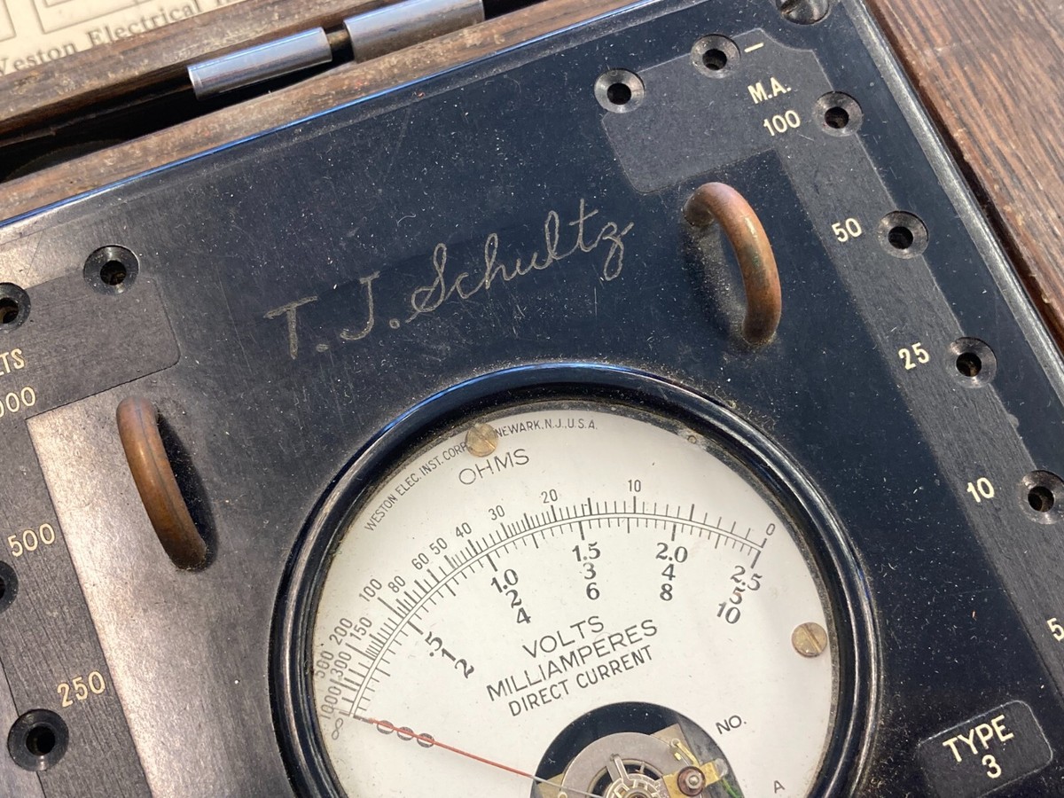 Vntg Navy Model OE-12 Weston 664 Capacity Meter 665 Selective