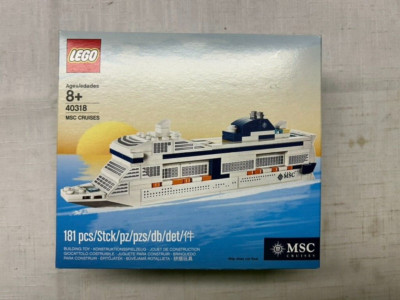 Rare LEGO 40318 MSC Cruise Ship Exclusive Set Brand New Sealed Box. 