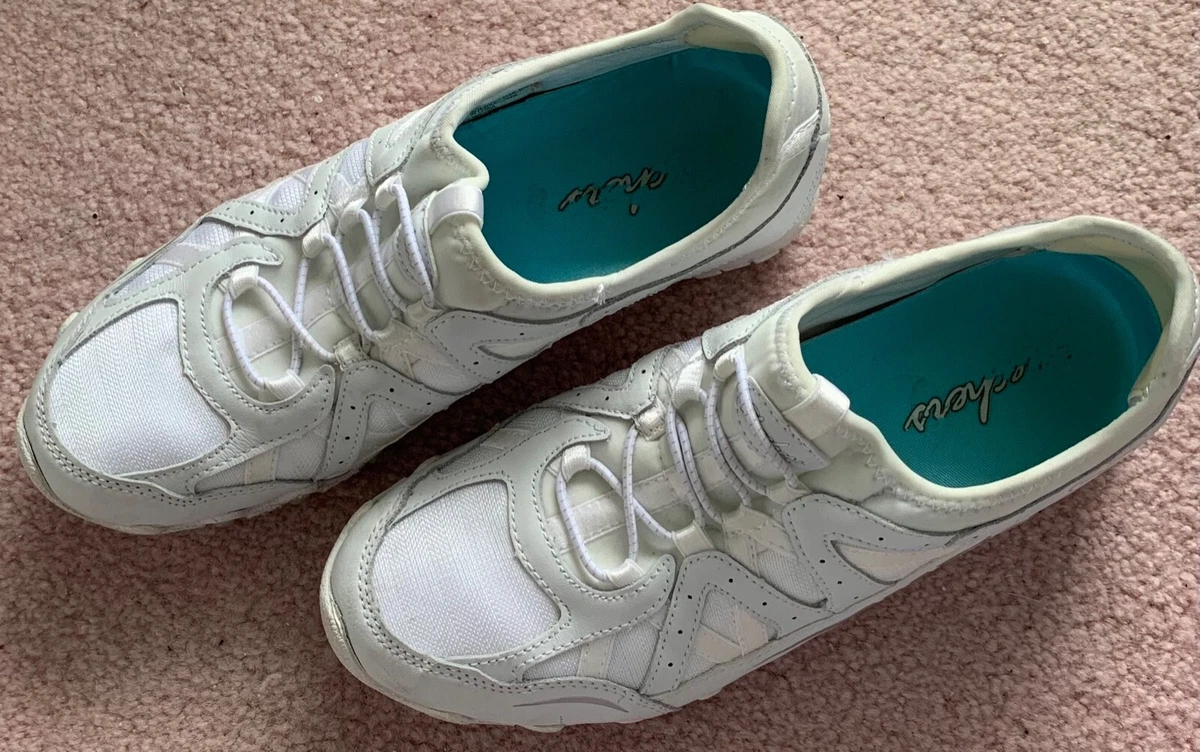 Skechers Women s Leather Textile Athletic Shoes Sneakers Sz 7