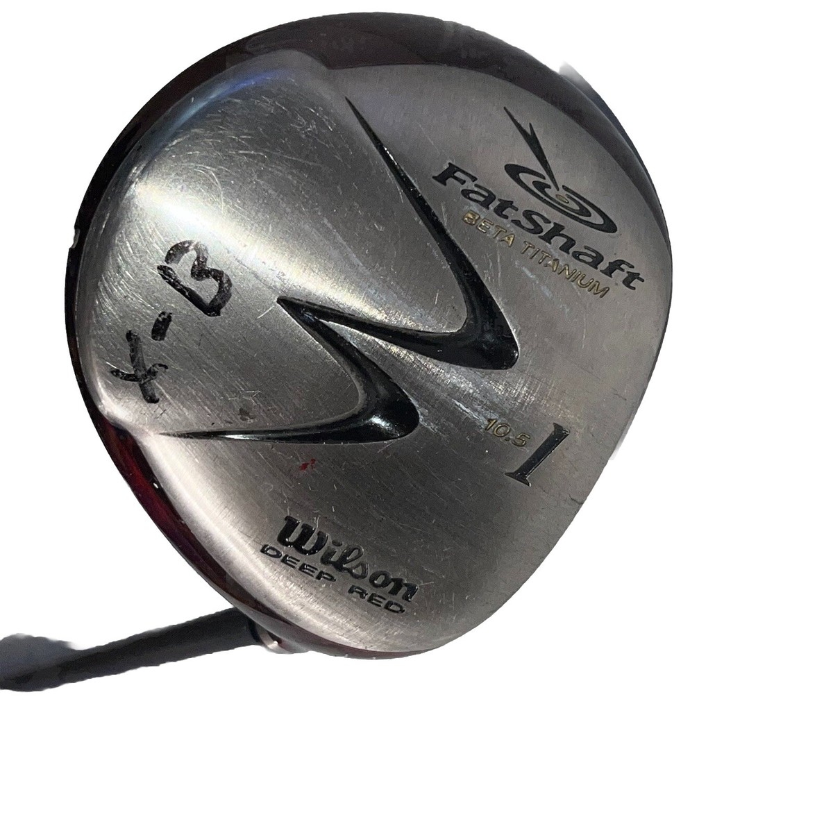 Wilson Beta Titanium Deep Red Fat Shaft Driver Grafalloy Pro Lite 