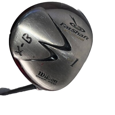 Wilson Beta Titanium Deep Red Fat Shaft Driver Grafalloy Pro Lite Regular 365cc