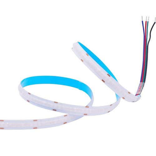 5M COB RGB LED Strip Light 768Leds/M 24V Flexible RGB Fcob Smart LED Light Strip - Picture 3 of 12