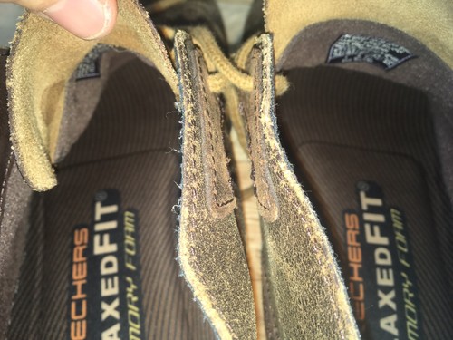 Skechers Herren braun abgenutzt Leder entspannt Memory Foam Superior Keller 11,5 - Bild 11 von 12