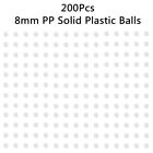 <!--F#f_0-->200 PACK PP Solid Plastic Balls, Precision Bearing Ball - 8mm Diameter<!--F/-->