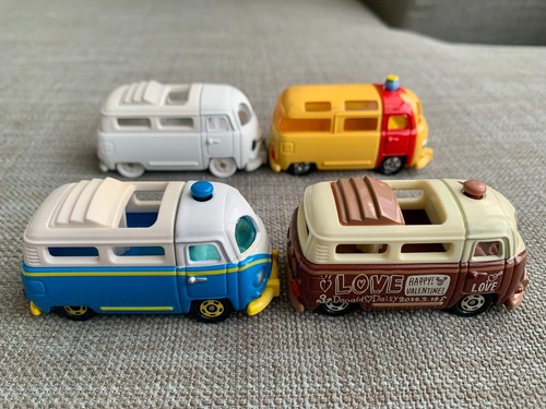 Disney Moto Takara Tomy Tomica (Set of 4) Donald Daisy Winnie the Pooh Big Hero - Picture 7 of 10