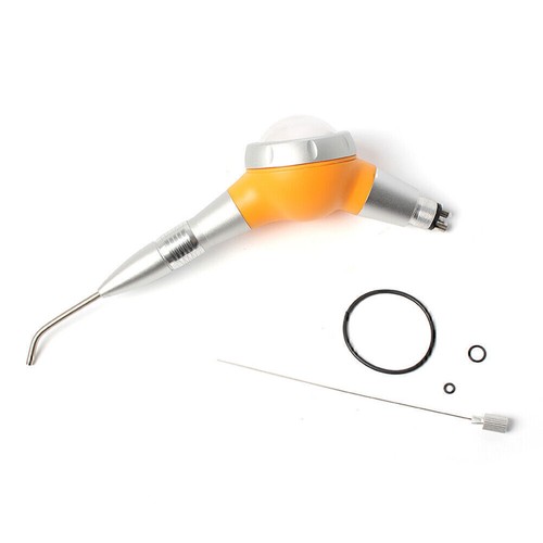 Dental Air Flow Teeth Polishing Polisher Handpiece Tool Jet 4 Holes Yellow - Picture 10 of 10