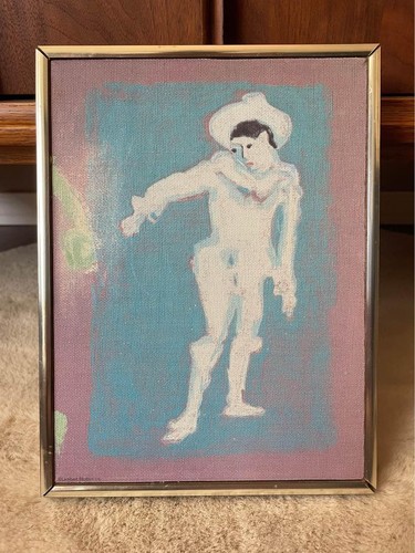 Pablo Picasso “Le Petite Pierrot” Canvas Art Painting by Lambert Studios Wood - Picture 3 of 4