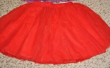 NWT Hanna Andersson Tulle Skirt Red 8/10 140 Christmas Valentines 4th Dance